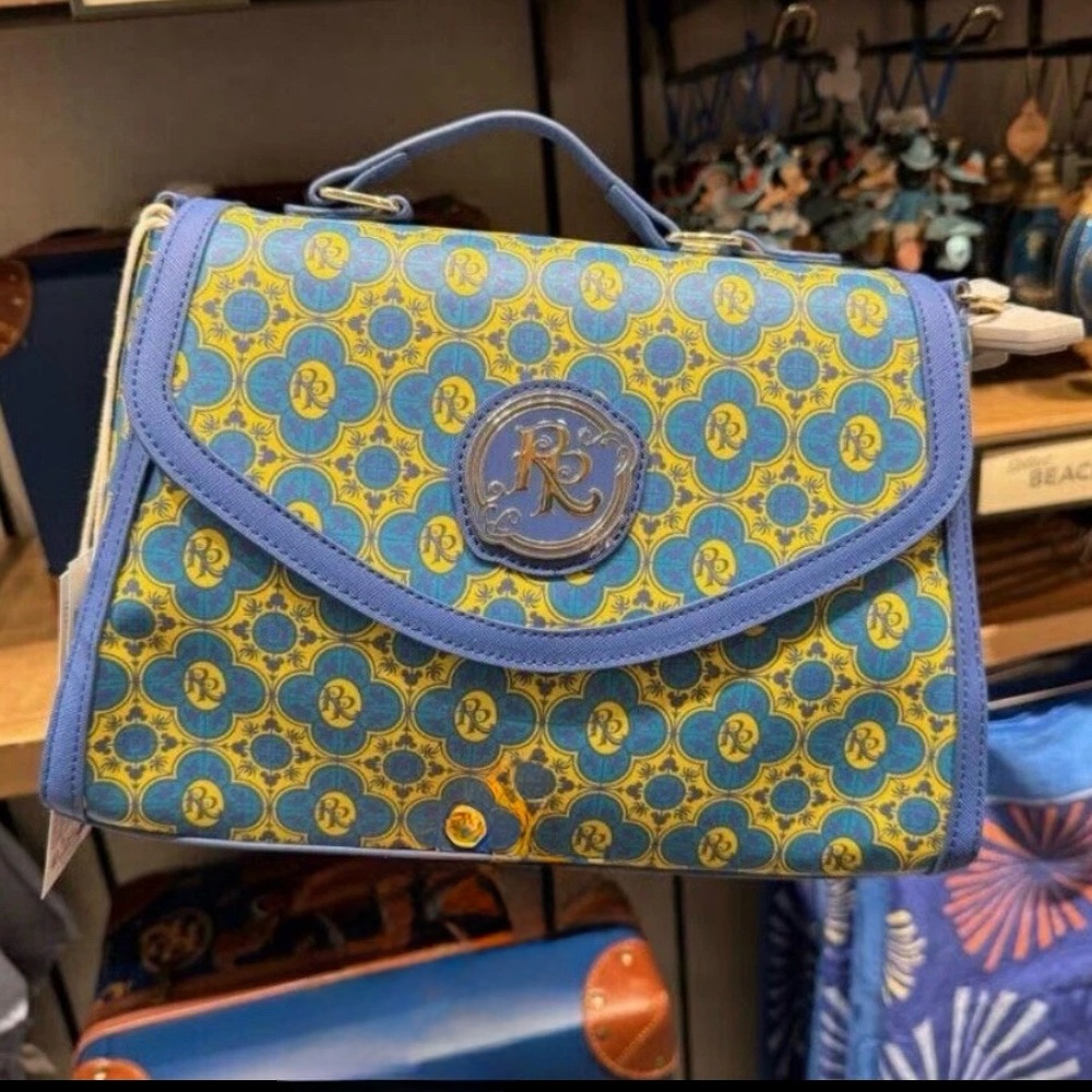 Loungefly Disney Riviera Resort Blue & Yellow Crossbody/Handbag Purse 🆕